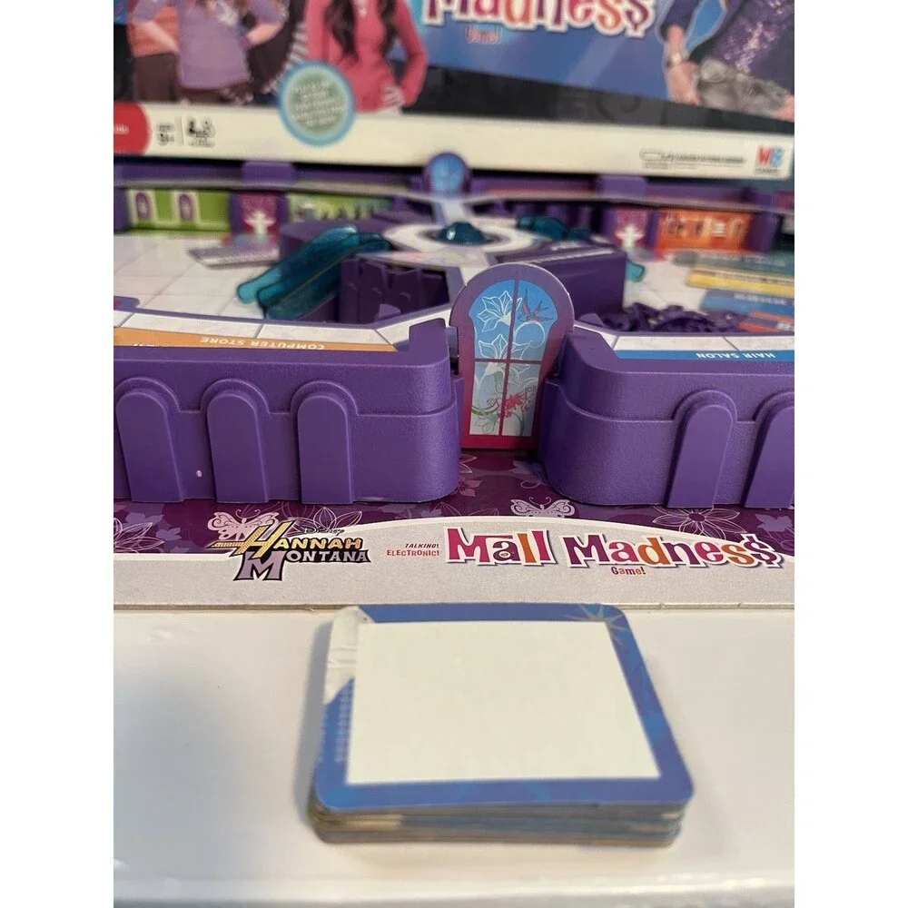 Disney Hannah Montana Electronic Mall Madness Game Hasbro 2008 *Tested-Read